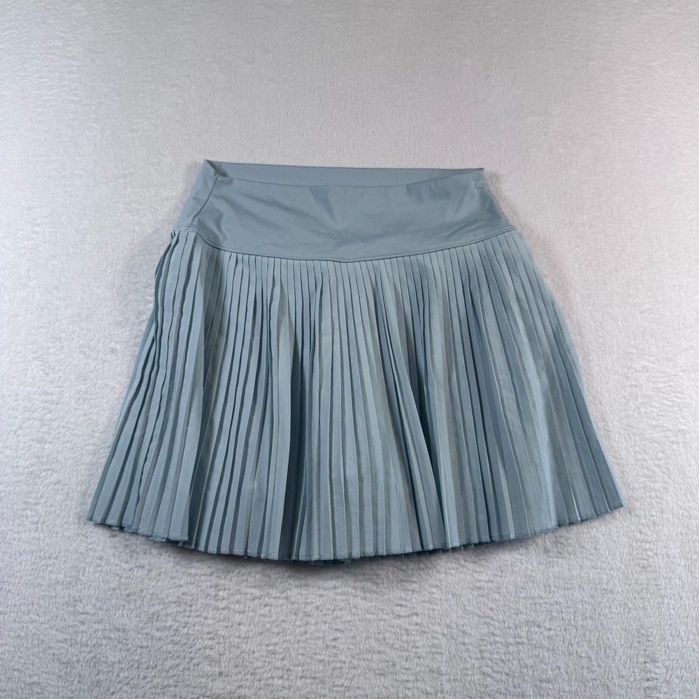 Gilly Hicks Skirt Womens S Blue Pleated Athletic Tennis‎ Knit Pull-On Short
